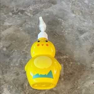Yellow Chick Holiday Decor Dispenser. Used.